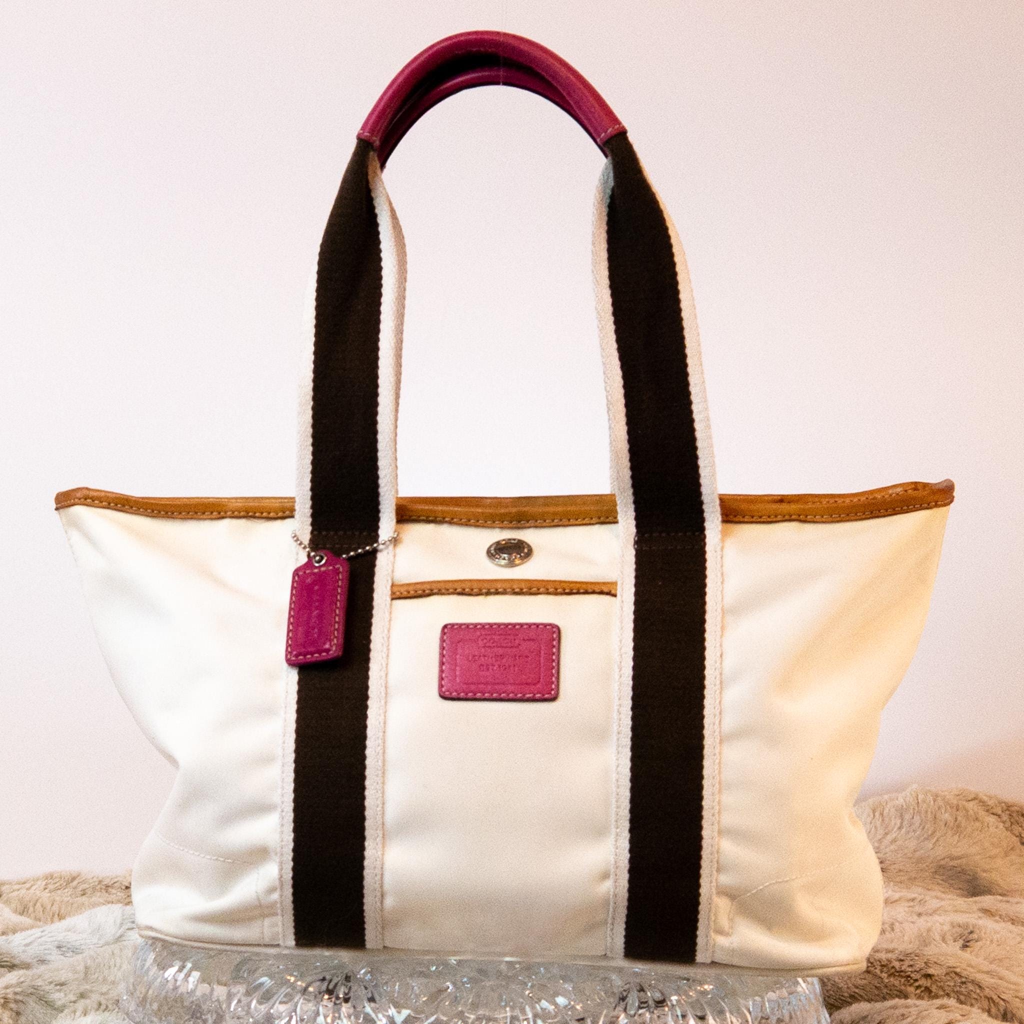 バッグ vintage coach hampton one tote bag y2k Vintage Coach Hampton Tote - Etsy Canada