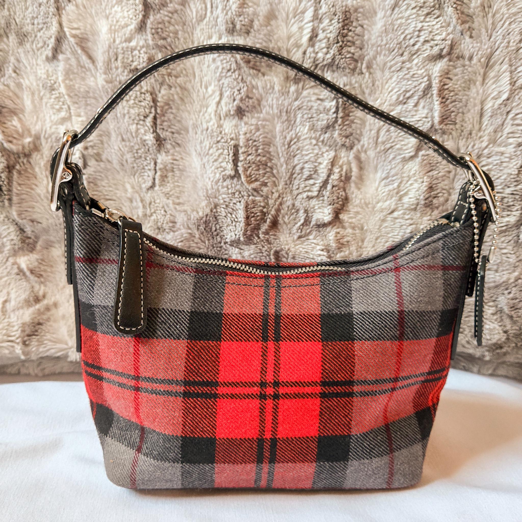 Plaid Coach Purse - Etsy