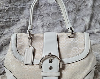 Coach Rare Y2K Vintage Tweed Soho Demi Flap Shoulder Bag - Etsy