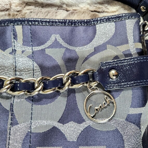 バッグ Coach Optic Blue Signature Jacquard バッグ Coach Optic Blue Signature Jacquard バッグ Coach Optic Blue