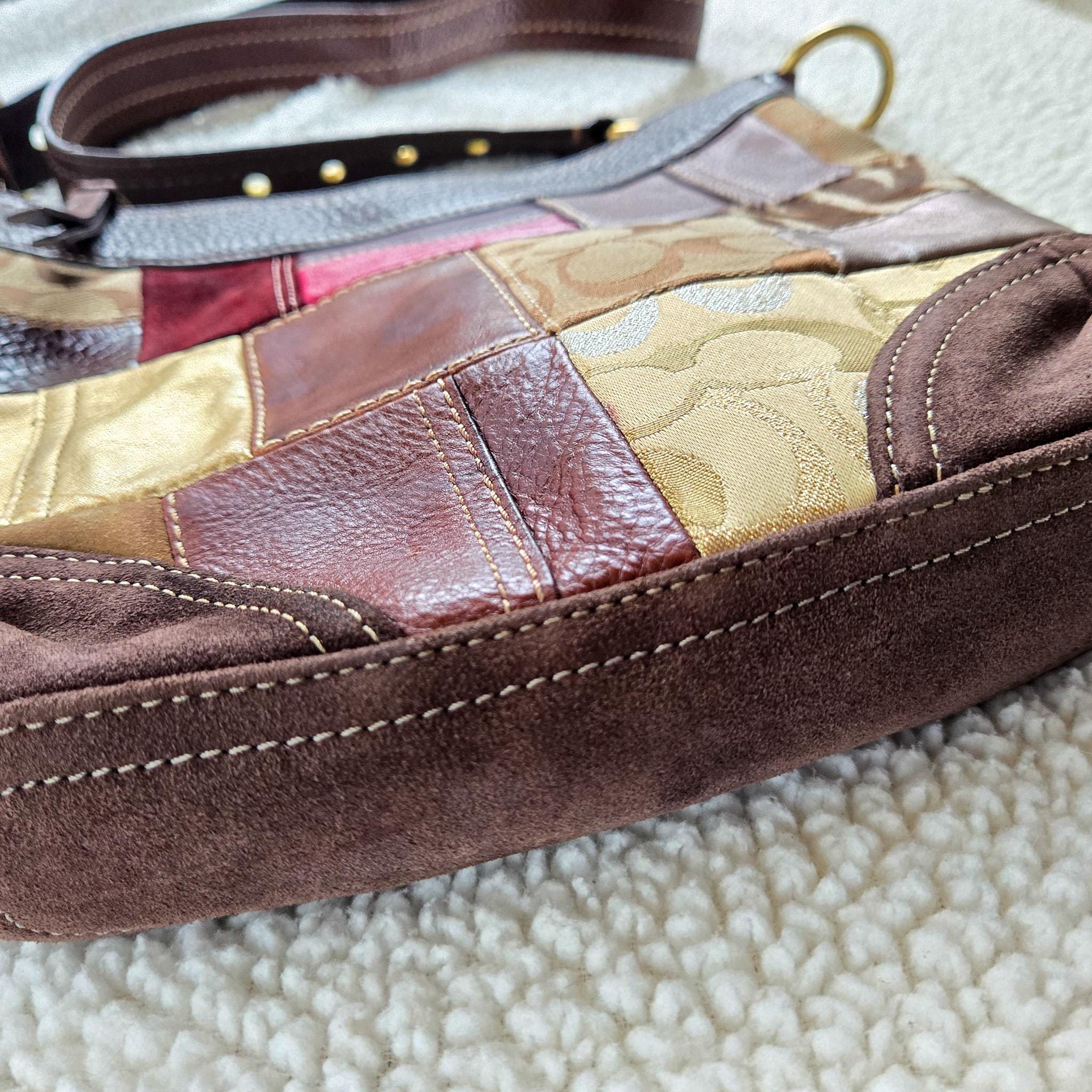 Coach Vintage Limited Edition Patchwork Crossbody Bag 10435 Purse