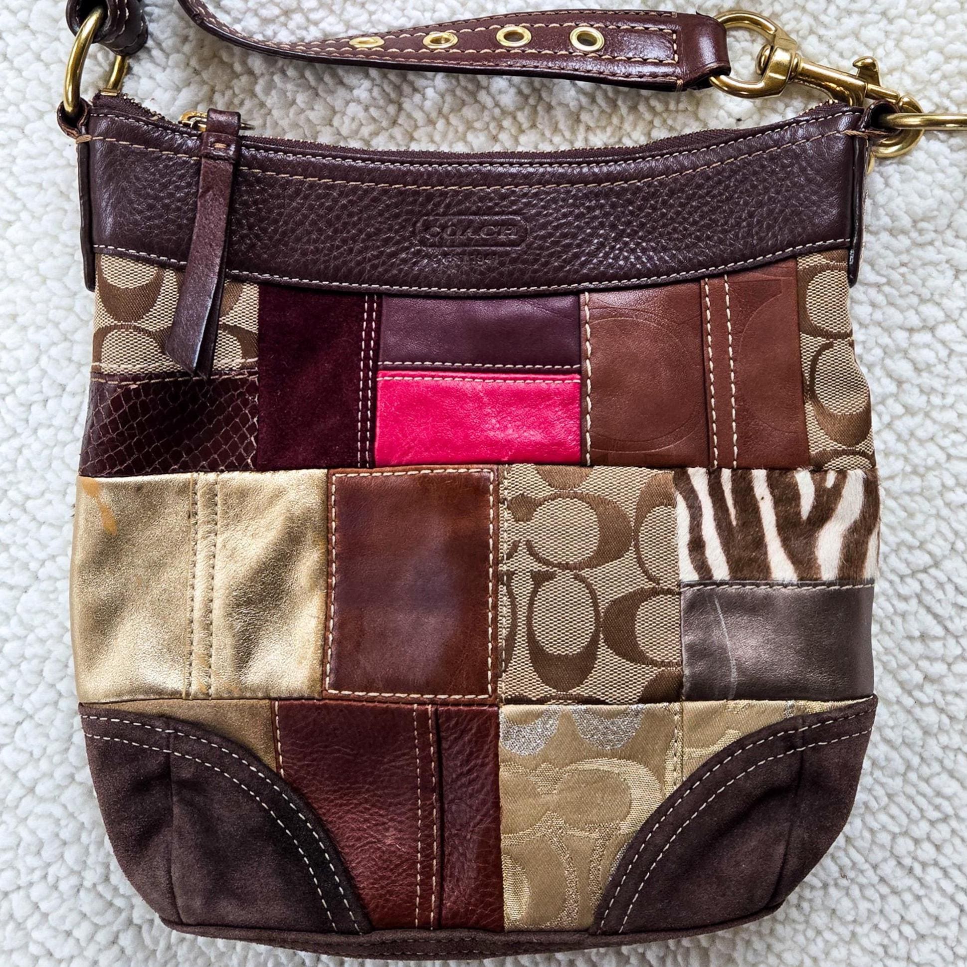 Patchwork Coach Bag - Etsy
