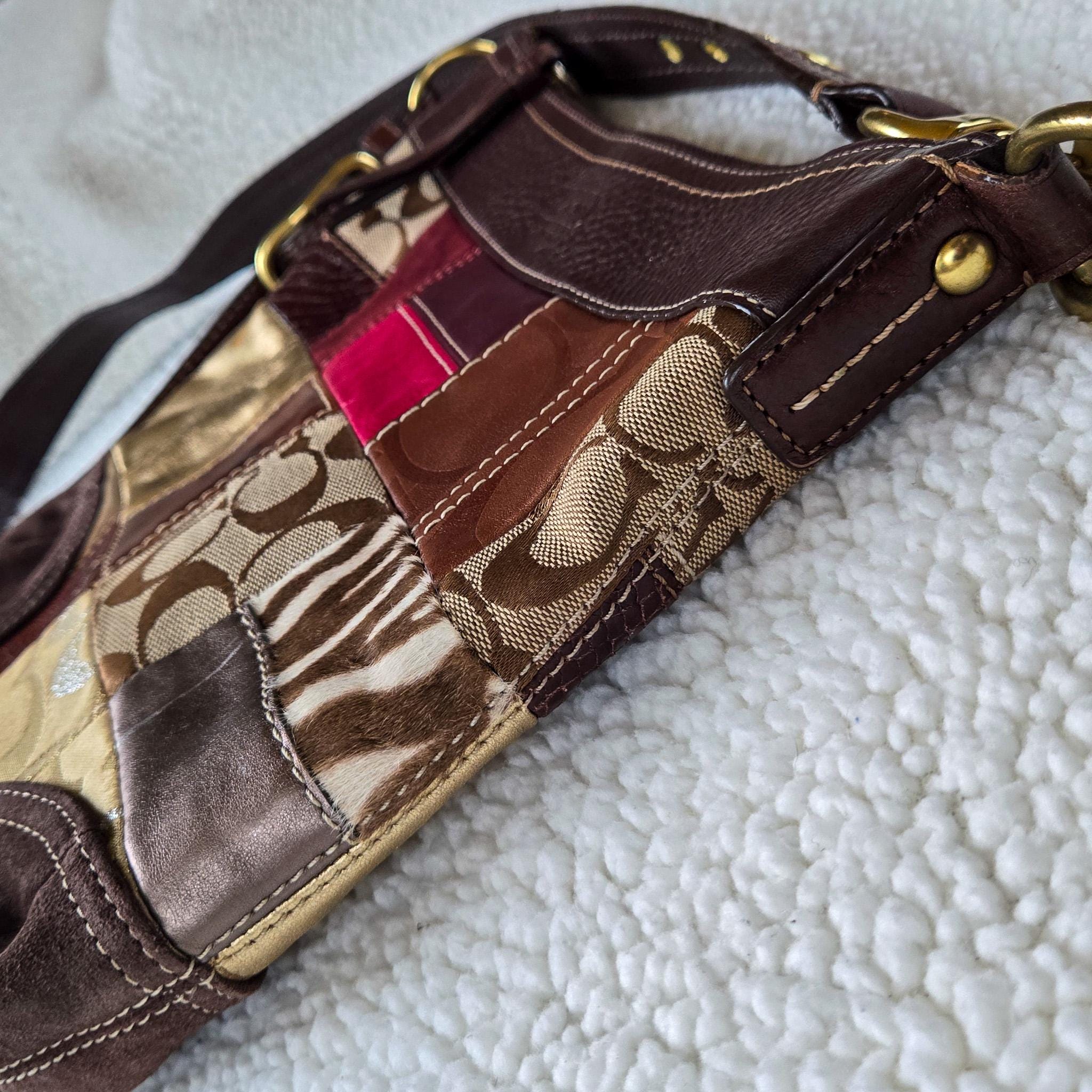 Coach Vintage Limited Edition Patchwork Crossbody Bag 10435 Purse