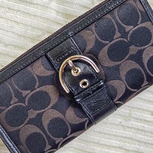 Coach Buckle Wallet - Etsy