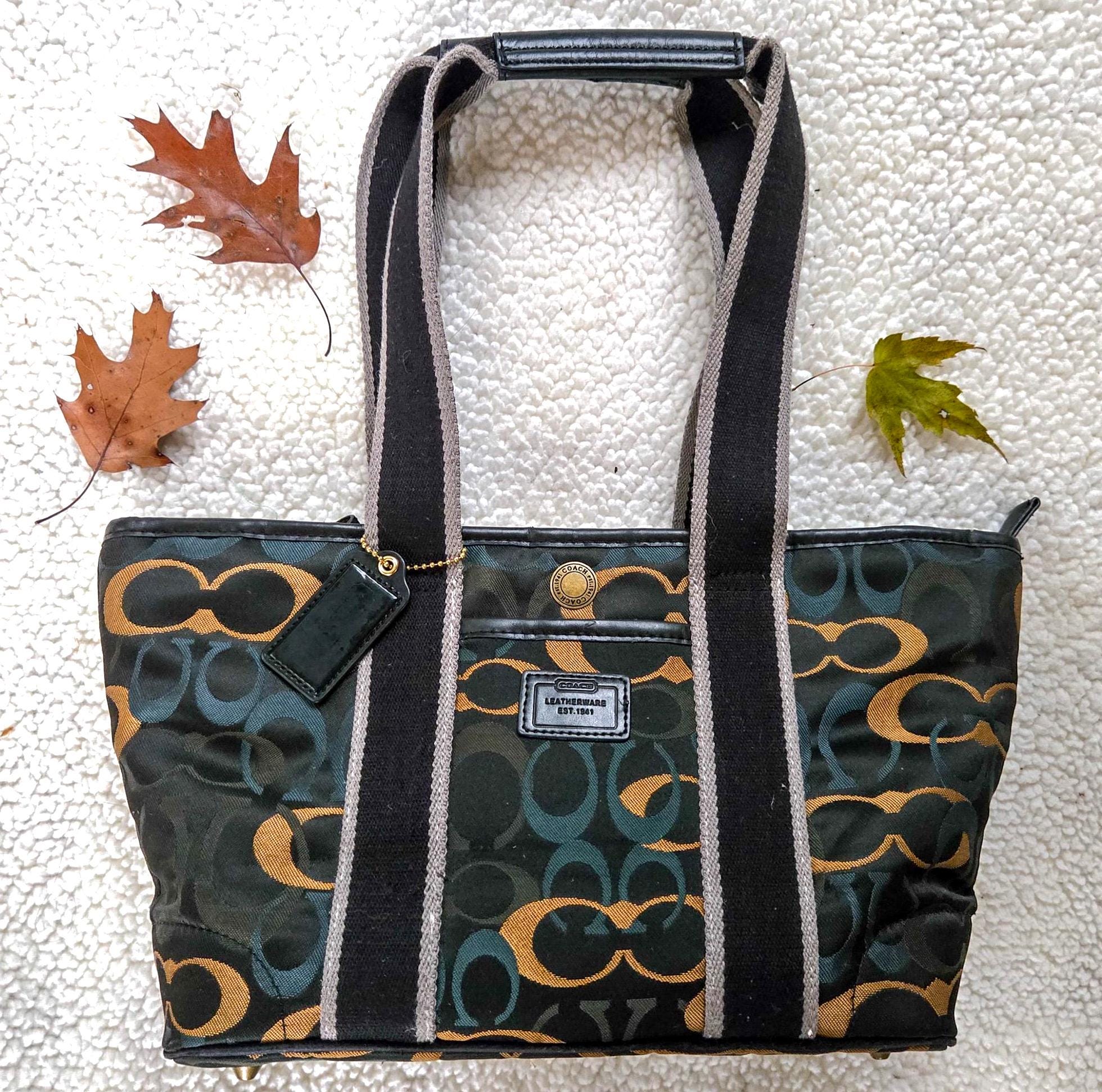 Vintage Coach HAMPTONS Optic Sig C Tote Bag - Etsy