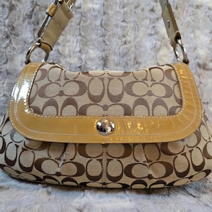 バッグ y2k Coach soho Shoulder Bag Signature Vintage Coach Soho Y2k - Etsy Canada