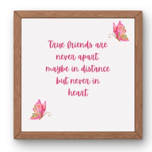 Friends Quote Art Print: Amaraelius Design (PDF & PNG Digital Download)