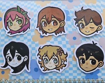OMORI CHIBI Button Pin Set ミニ缶バッジセット OMORI CHIBI Button Pin Set 缶バッジ OMORI】OMORI CHIBI