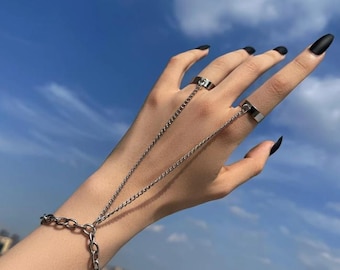Bracciale a catena semplice: catena da polso minimalista per Halloween