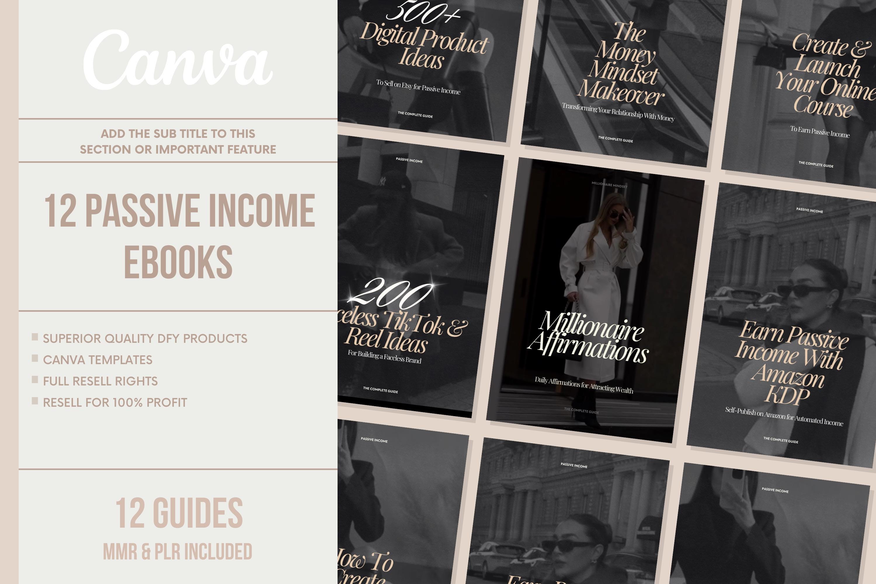 パッシブインカム電子書籍バンドル：マスター再販権（MRR） - 電子書籍12冊