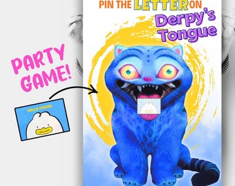 KPop デーモンハンターズ ダーピー タイガー デジタル ポスター 8x12