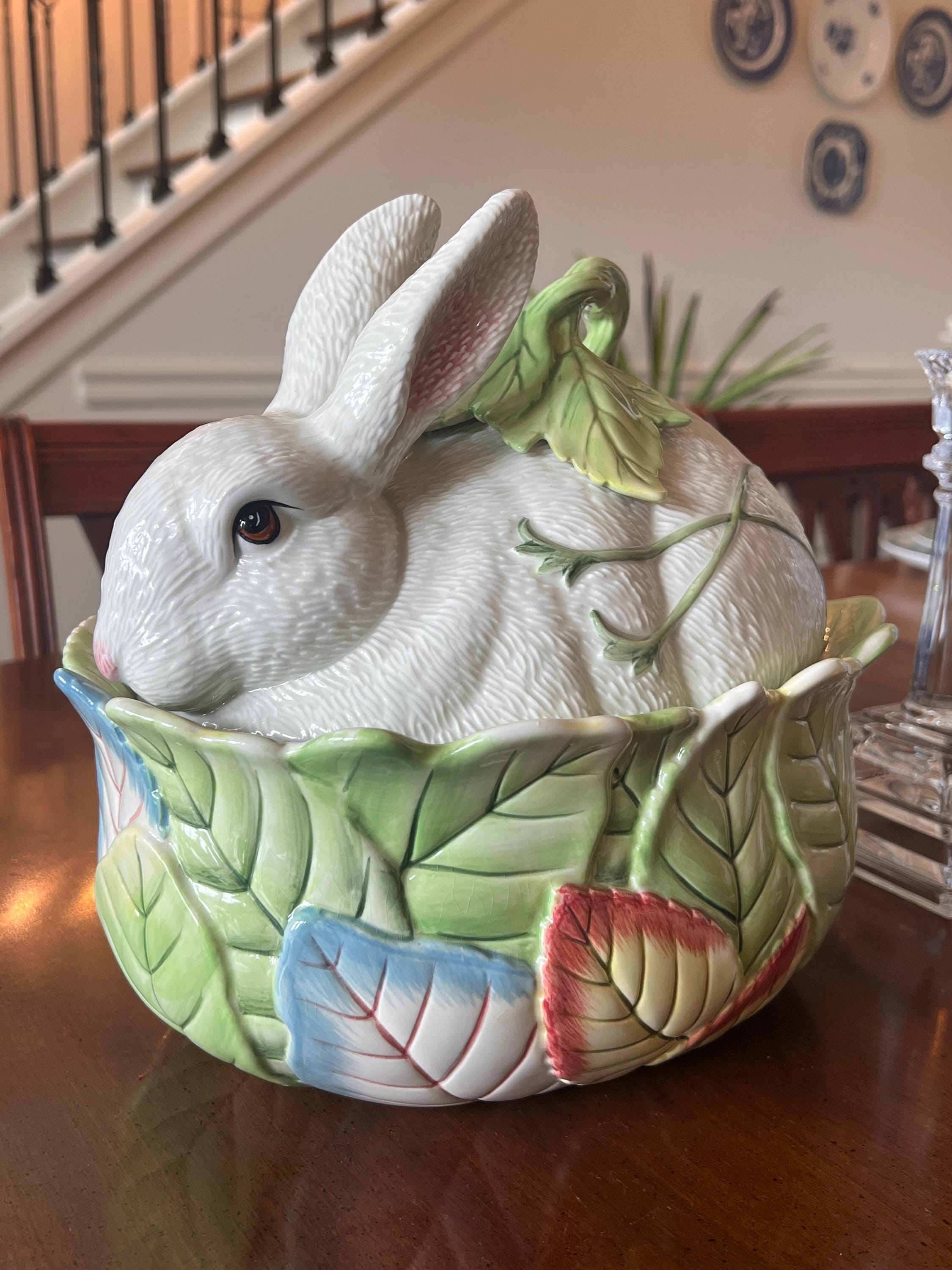 Fitz Floyd Rabbit Tureen - Etsy