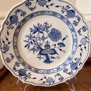 Hutschenreuther Blue Onion Dinner Plates - Etsy