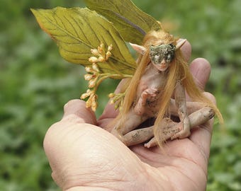 MidDreamers Ooak Darkforest Fairy Olia