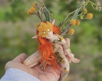 MidDreamers Ooak med-scale Darkforest Fairy Nitya