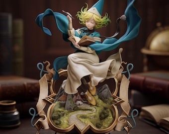 Tailor Witch | Coco (Witch Hat Atelier) | kit Impression 3d 16K a monter&peindre | par Bulkamancer Sculpts