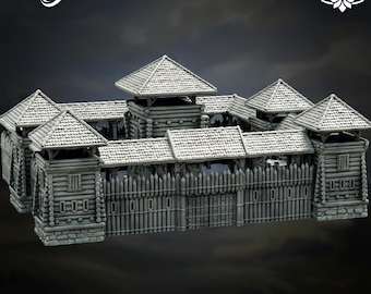 Fortified Tower | Modular Fantasy Terrain Kit | FDM 3D Printed to assemble & paint | by The Print Ever Goes On