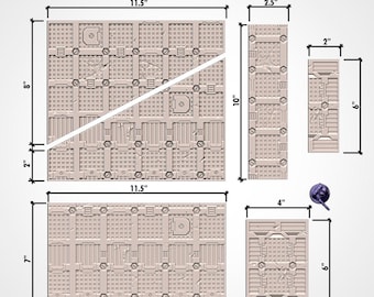 40k v11 Templates full kit | 3d printed | designs by Txarli factory