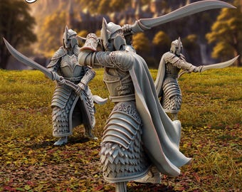 Elven Army | Brightwood Elves | 16K 3d Printed | by The Print Ever Goes On