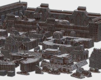 Trench Crusade Terrain – Grimdark Buildings & Bunkers | Beyond the Trenches of Despair | FDM 3D Prints | designed by Saucermen Studios