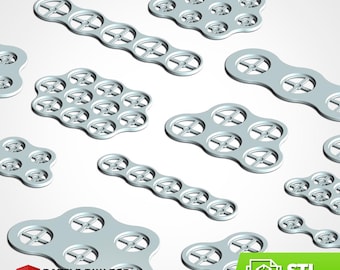 Rejillas magnéticas de movimiento de 25 mm para bases redondas | Diseños oficiales de fábrica de Txarli
