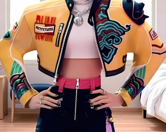 Rumi Demon Hunters Cosplay Costume, HOLOUN KPop Anime Outfit with Jacket, Skirt, Shorts & Pants | Halloween