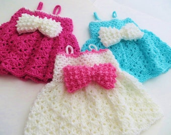 Crochet Baby Dress Pattern, Pdf Pattern, Crochet Sun dress Pattern, Little Bow Peep Dress