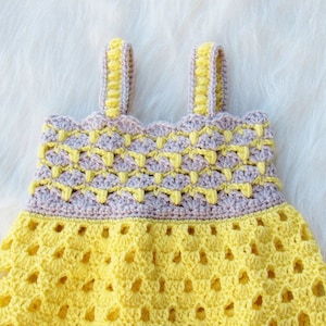 Crochet Baby Dress Pattern, Baby Dress Crochet pattern, Crochet Summer Baby Dress Pattern, Crochet Spring Baby Dress Pattern, Sunshine Dress