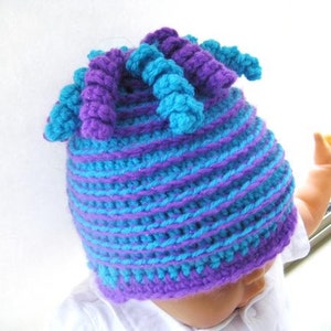 Crochet Pattern Hat , Newborn Baby to Adult, Boy and Girl, Pdf pattern Beehive Beanie image 5