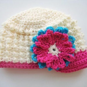 Crochet Pattern Hat , Newborn Baby to Adult, Boy and Girl, Pdf pattern Visor Beanie 画像 2