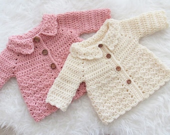 Gehaakt babyvestpatroon, Chloe vest