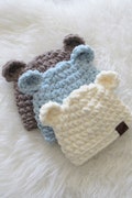 30 Minute Crochet Baby Hat Pattern, Teddy Hat Crochet Pattern, Bear Hat Crochet Pattern, Animal Hat Pattern, Crochet Baby Hat Pattern