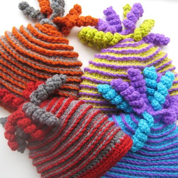 Crochet Pattern Hat , Newborn Baby to Adult, Crochet Beanie Pattern, Boy and Girl, Pdf pattern - Beehive Beanie