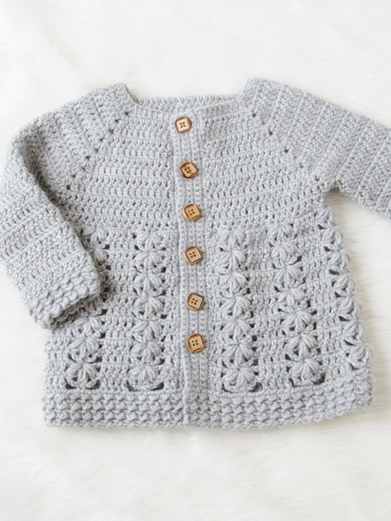 Baby crochet hotsell cardigan pattern