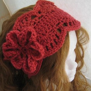 Crochet Ear Warmer Pattern for Women, Pdf Crochet Pattern, Lacy Earwarmer/Headband/Headwrap Crochet Patterns