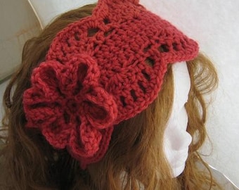 Crochet Ear Warmer Pattern for Women, Pdf Crochet Pattern, Lacy Earwarmer/Headband/Headwrap Crochet Patterns