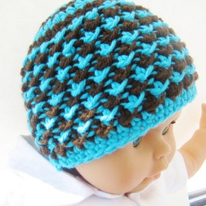 Crochet Baby Hat Pattern Crochet Baby Boy Pattern Crochet Beanie Pattern Newborn to Adult Sizes Starry Night Beanie image 2