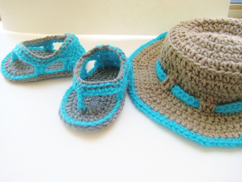 Boy's Sun Hat Crochet Pattern , Pdf pattern, Boy's Sun Hat, Newborn to 10 Years, Pdf Pattern image 3