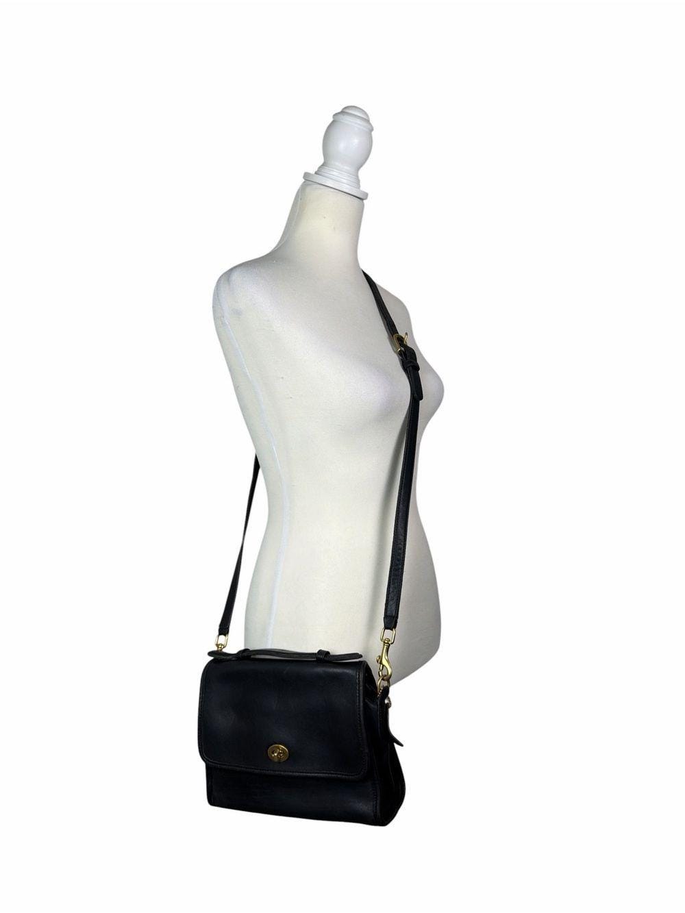 Coach Black Court Bag 9870 - Etsy