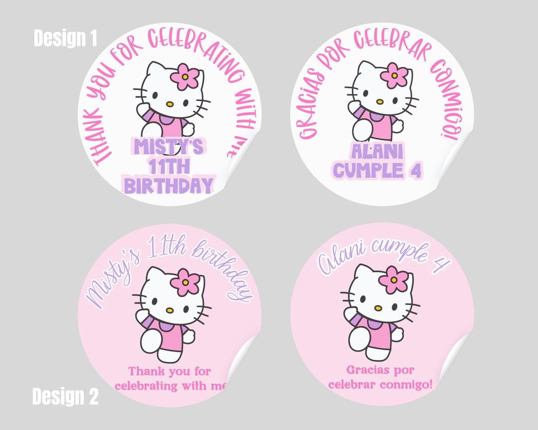 Kitty Spring Sticker Kitty Stickers: Custom Waterproof Round Stickers, 2 Inch - Etsy