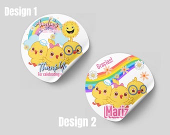 Canticos stickers: Custom Waterproof Round Stickers, 2 inch