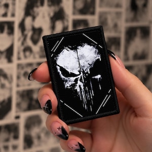Skull Themed Morale Patch | Tactical Patch | Hook&Loop, Sew-on, Iron-on
