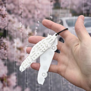 Custom JDM Car Magnetic Keychain | Iconic Japanese Sports Coupe Tribute 3D Printed | Personalized Magnetic Text Tag