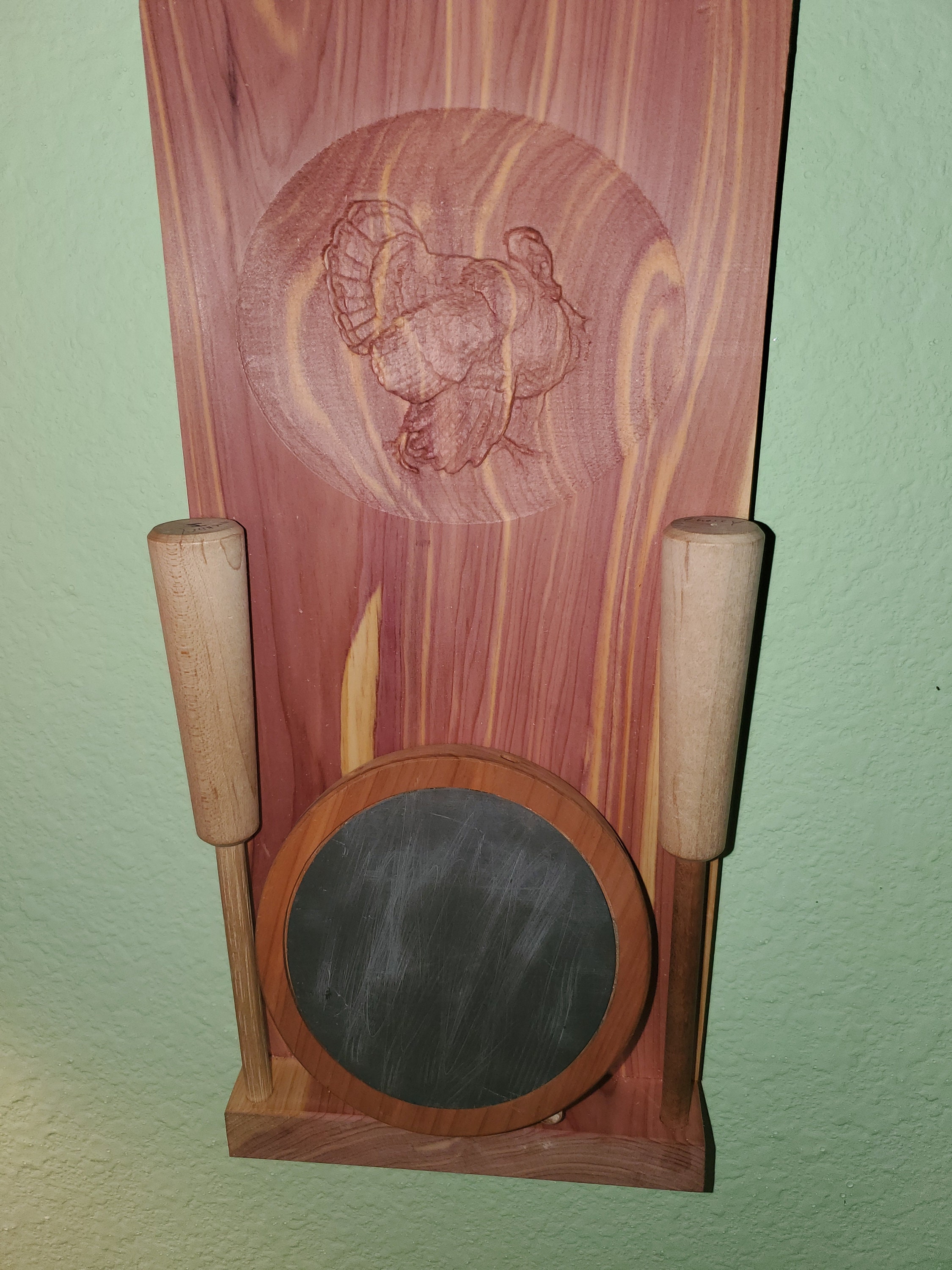 Turkey call display/pot call/turkey pot call/turkey Etsy