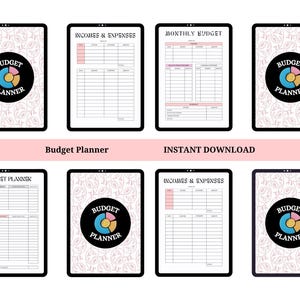 Digital Budget Planner for iPad | Finance Tracker GoodNotes Template | Monthly Money Organizer | Undated Financial Planner PDF