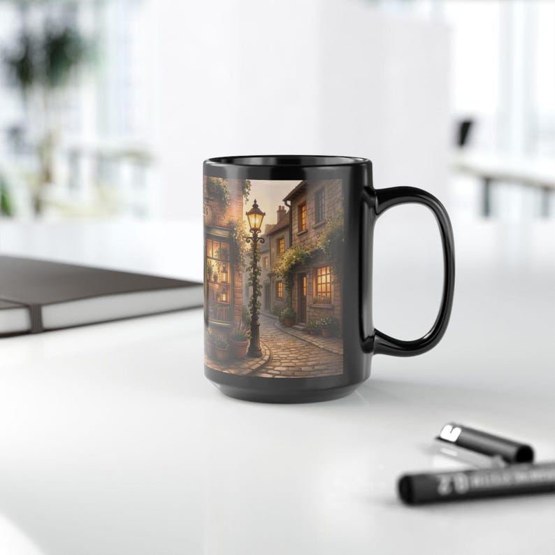 Personalized Bookstore Mug, Custom Book Lover Gift, Vintage Library Coffee Mug, Literary Gift image 11