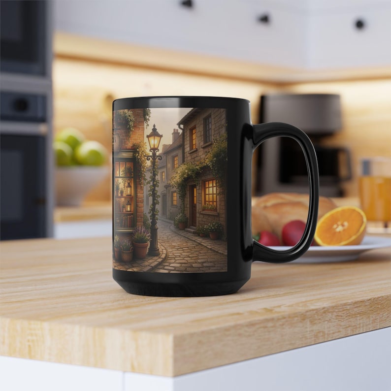 Personalized Bookstore Mug, Custom Book Lover Gift, Vintage Library Coffee Mug, Literary Gift image 6
