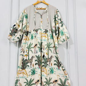 maxi organic cotton dress children 100% Organic Cotton Poplin Tiered Dress