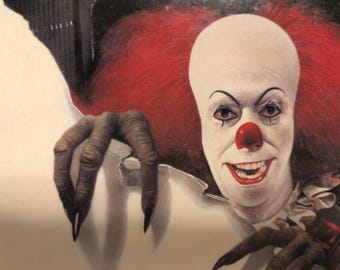 Factory Sealed Warner Bros. HITS VHS of Stephen King's "IT" Tim Curry 1990 Miniseries
