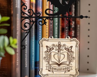 Personalized Book Tavern Sign, Customized Door Or Bookshelf Sign, Fantasy Book Lover Gift, Library Decor, Library Organisers